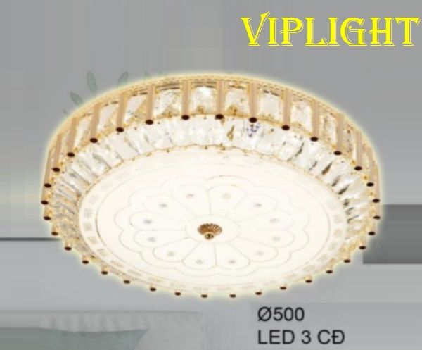 ĐÈN MÂM LED 3 BA MÀU ỐP TRẦN TRANG TRÍ VL355OPLH130
