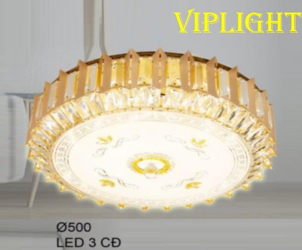 ĐÈN MÂM LED 3 BA MÀU ỐP TRẦN TRANG TRÍ VL355OPLH131
