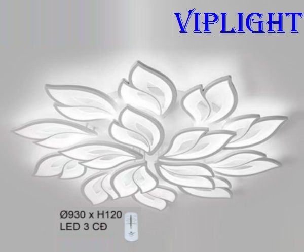 ĐÈN MÂM LED 3 BA MÀU TRANG TRÍ VL355OT37T15