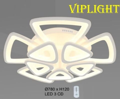  ĐÈN MÂM LED ÁP TRẦN TRANG TRÍ PHÒNG KHÁCH VL355OT7010T10 