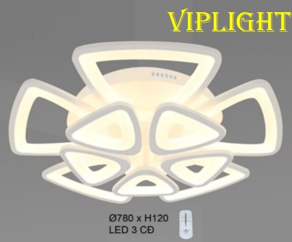 ĐÈN MÂM LED ÁP TRẦN TRANG TRÍ PHÒNG KHÁCH VL355OT7010T10