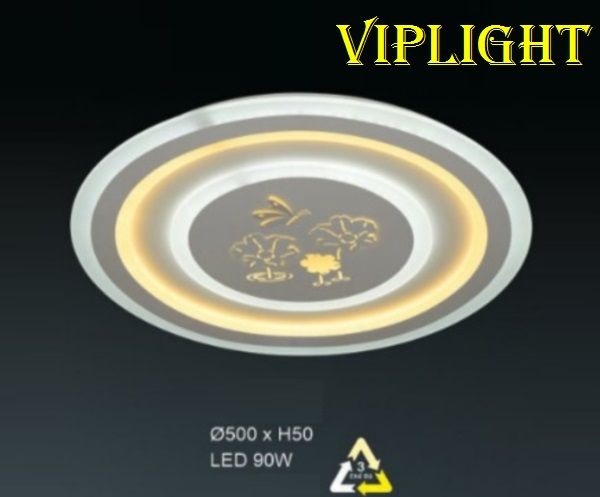 ĐÈN MÂM LED ÁP TRẦN TRANG TRÍ VLHFMLB104