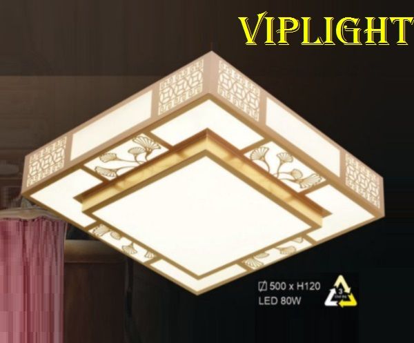ĐÈN MÂM LED ĐỔI MÀU GẮN TRẦN GỖ TRANG TRÍ VLHFOTG21