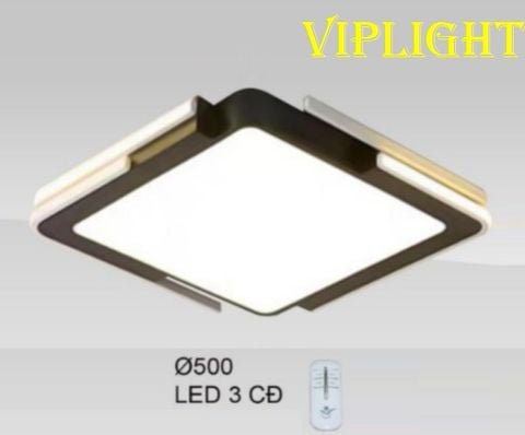  ĐÈN MÂM LED GẮN ỐP TRẦN TRANG TRÍ VL355OT75V ĐEN 