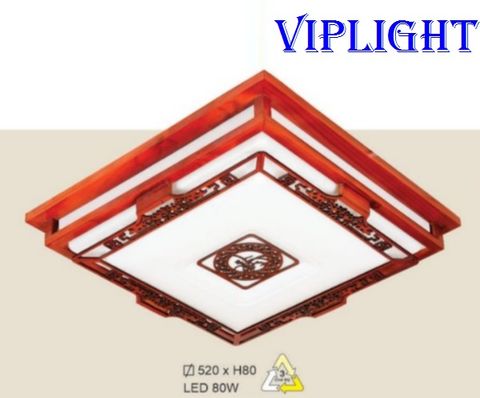  ĐÈN MÂM LED ỐP TRẦN GỖ TRANG TRÍ VLHFOTG13 