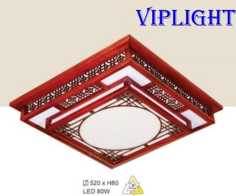  ĐÈN MÂM LED ỐP TRẦN GỖ TRANG TRÍ VLHFOTG14 