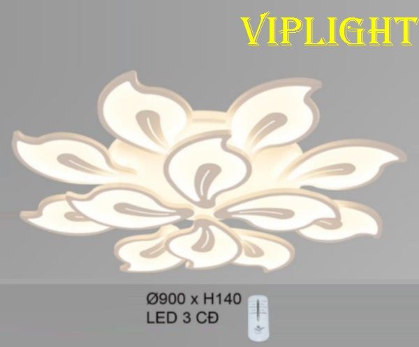 ĐÈN MÂM LED ỐP TRẦN TRANG TRÍ VL355OT35T12