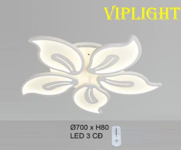ĐÈN MÂM LED ỐP TRẦN TRANG TRÍ VL355OT35T5