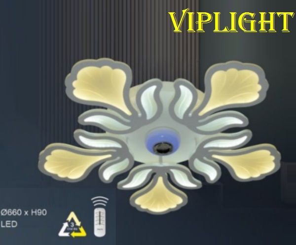 ĐÈN MÂM LED TRANG TRÍ VLHFCY097 (5 CÁNH)