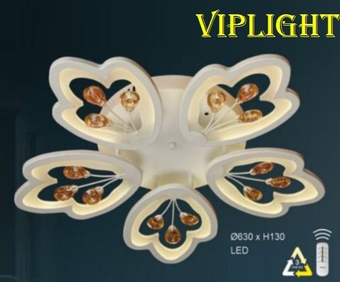  ĐÈN MÂM LED TRANG TRÍ VLHFCY3640 (5 CÁNH) 
