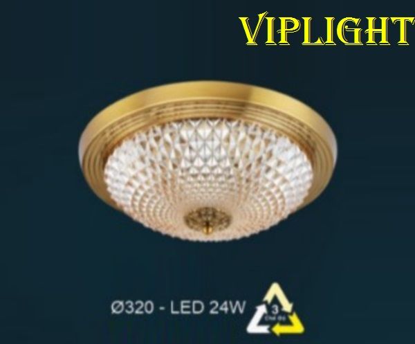 ĐÈN MÂM ỐP TRẦN BIỆT THỰ TÂN CỔ ĐIỂN TRANG TRÍ VLHFOTY020 (PHI Ø320)
