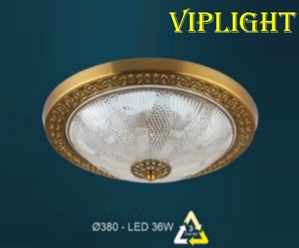 ĐÈN MÂM ỐP TRẦN BIỆT THỰ TÂN CỔ ĐIỂN TRANG TRÍ VLHFOTY021 (PHI Ø380)