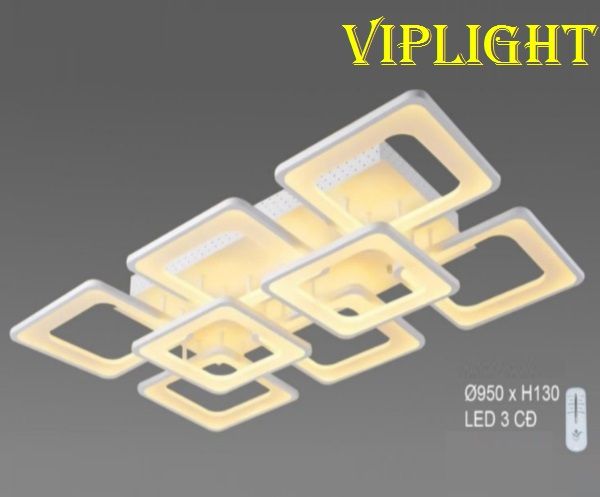 ĐÈN MÂM ỐP TRẦN HIỆN ĐẠI LED 3 BA MÀU TRANG TRÍ VL355OT8032T8