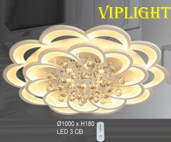 ĐÈN MÂM ỐP TRẦN LED 3 BA CHẾ ĐỘ TRANG TRÍ VL355OT42T20