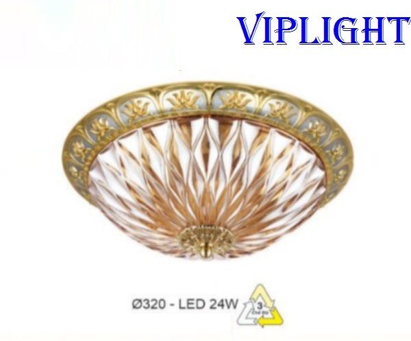 ĐÈN MÂM ỐP TRẦN TÂN CỔ ĐIỂN TRANG TRÍ VLHFOTY025 (PHI Ø320)
