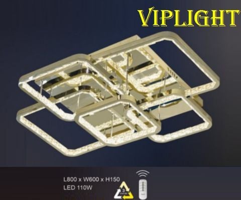  ĐÈN MÂM ỐP TRẦN TRANG TRÍ LED 3 BA MÀU VLHFML74017 