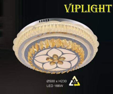  ĐÈN MÂM ỐP TRẦN TRANG TRÍ VLHFML7036 (TRÒN PHI Ø500) 