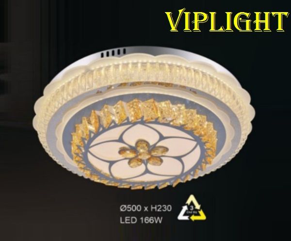 ĐÈN MÂM ỐP TRẦN TRANG TRÍ VLHFML7036 (TRÒN PHI Ø500)