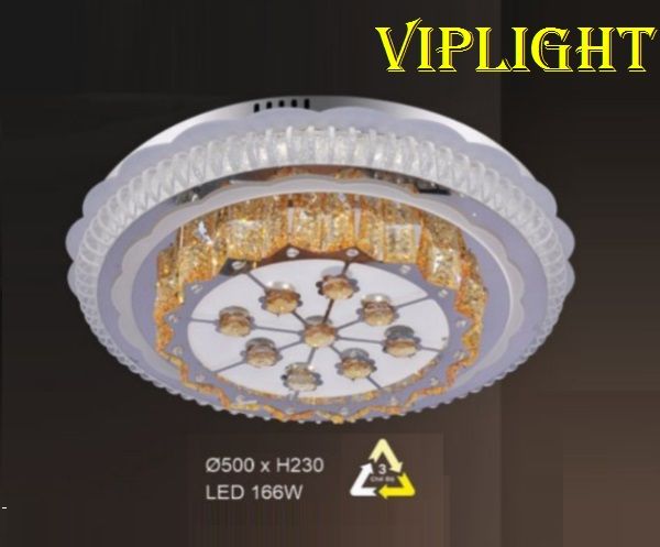 ĐÈN MÂM ỐP TRẦN TRANG TRÍ VLHFML7037 (TRÒN PHI Ø500)