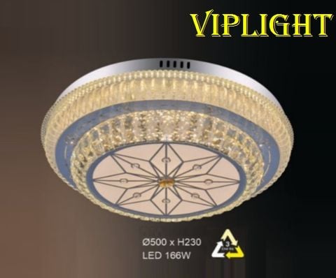  ĐÈN MÂM ỐP TRẦN TRANG TRÍ VLHFML7039 (TRÒN PHI Ø500) 