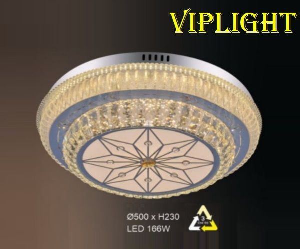 ĐÈN MÂM ỐP TRẦN TRANG TRÍ VLHFML7039 (TRÒN PHI Ø500)