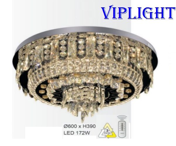 ĐÈN MÂM PHA LÊ ỐP TRẦN TRANG TRÍ VLHFML7053 (TRÒN PHI Ø600)