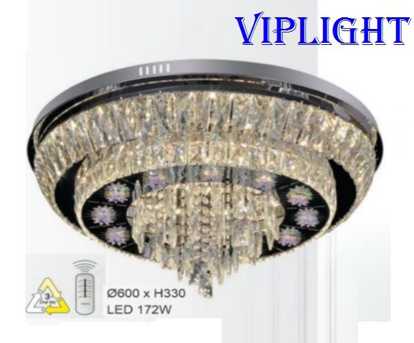 ĐÈN MÂM PHA LÊ ỐP TRẦN TRANG TRÍ VLHFML7055 (TRÒN PHI Ø600)