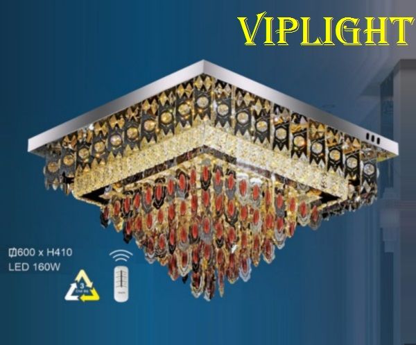 ĐÈN MÂM PHA LÊ ỐP TRẦN TRANG TRÍ VLHFML7107 (VUÔNG PHI Ø600)