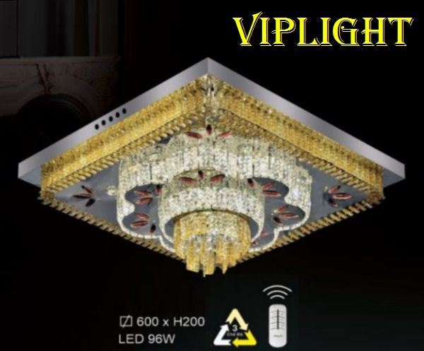 ĐÈN MÂM PHA LÊ ỐP TRẦN TRANG TRÍ VLHFML7126 (VUÔNG PHI Ø600)