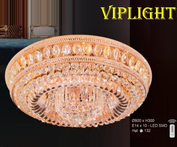 ĐÈN MÂM PHA LÊ TRANG TRÍ PHÒNG KHÁCH VLMFL590 (PHI Ø800)