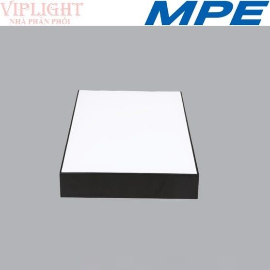 ĐÈN ỐP NỔI TRÀN VIỀN LED BA MÀU 16W MPE SSDLB-16/3C (VUÔNG-VỎ ĐEN)
