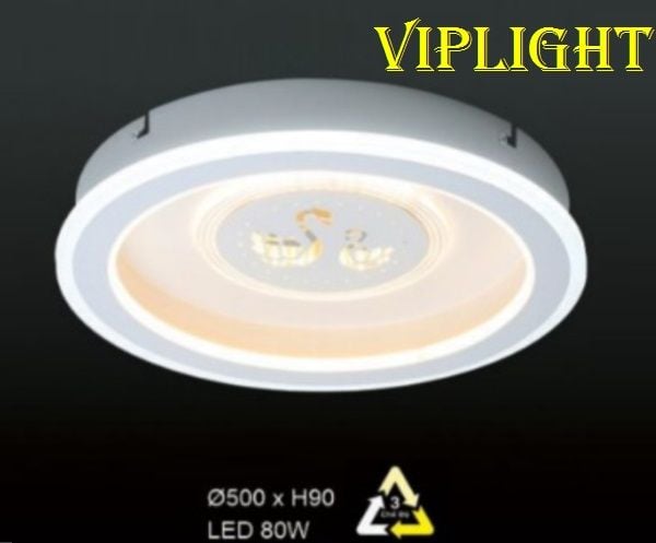 ĐỀN ỐP TRẦN LED 3 BA CHẾ ĐỘ TRANG TRÍ VLHFML7174
