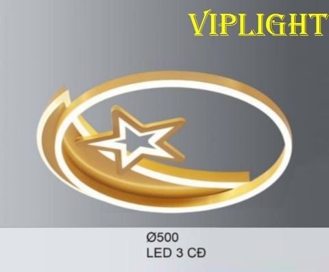  ĐÈN ỐP TRẦN LED 3 BA MÀU TRANG TRÍ VL355OTA8877 