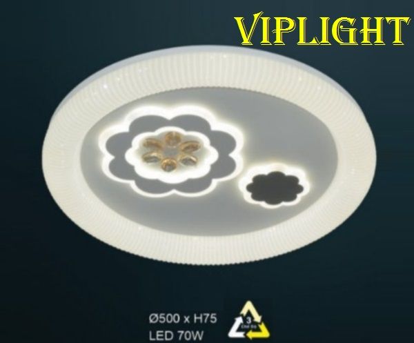 ĐỀN ỐP TRẦN LED 3 BA MÀU TRANG TRÍ VLHFML7169