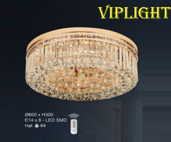ĐÈN ỐP TRẦN PHÒNG KHÁCH VLHFMFL7140 (TRÒN PHI Ø600)
