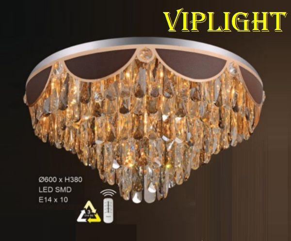ĐÈN ỐP TRẦN PHÒNG KHÁCH VLHFML7016 (TRÒN PHI Ø600)