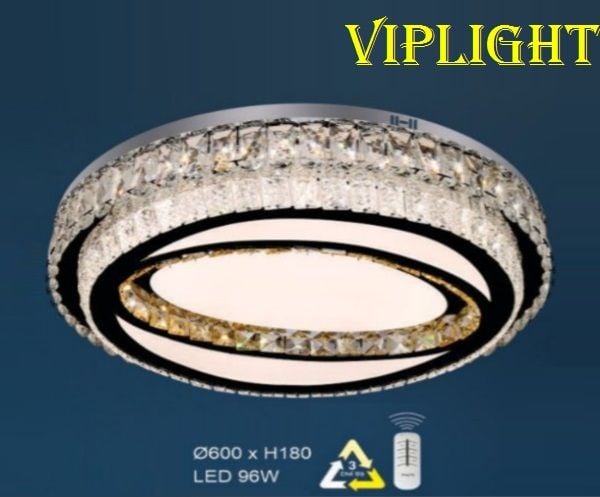 ĐÈN ỐP TRẦN PHÒNG KHÁCH VLHFML7068 (TRÒN PHI Ø600)