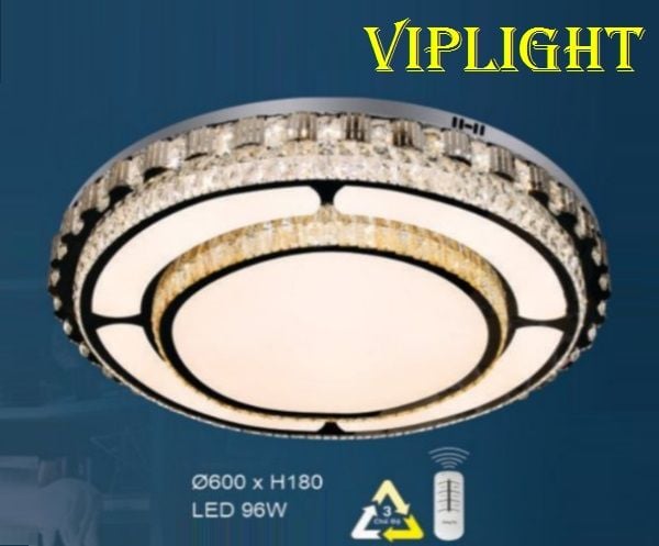 ĐÈN ỐP TRẦN PHÒNG KHÁCH VLHFML7070 (TRÒN PHI Ø600)