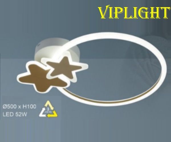ĐÈN ỐP TRẦN THẤP LED 3 BA MÀU TRANG TRÍ VLHFCY8510
