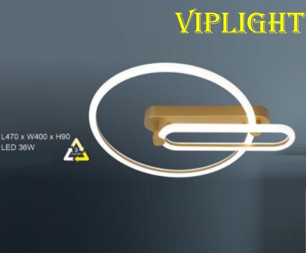ĐÈN ỐP TRẦN THẤP LED 3 BA MÀU TRANG TRÍ VLHFCY8512
