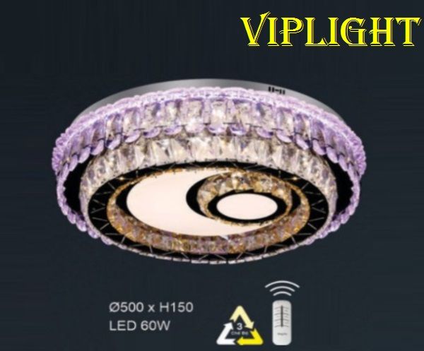 ĐÈN ỐP TRẦN TRANG TRÍ VLHFML7080 (TRÒN PHI Ø500)