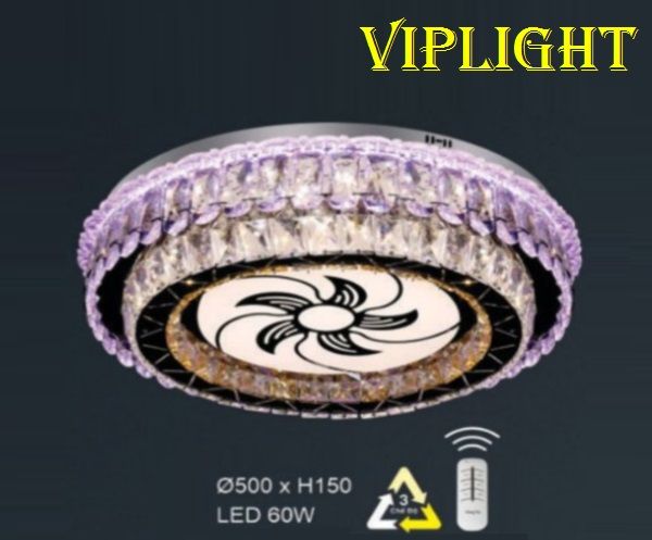 ĐÈN ỐP TRẦN TRANG TRÍ VLHFML7081 (TRÒN PHI Ø500)