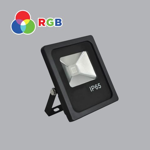  ĐÈN PHA LED ĐỔI MÀU MPE 10W / FLD-10RGB 