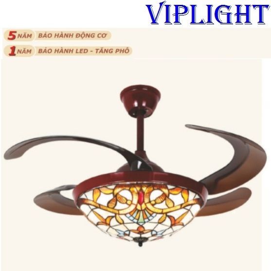 ĐÈN QUẠT TRẦN CÁNH GẬP (CÁNH XẾP) 6156
