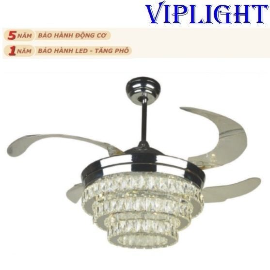 ĐÈN QUẠT TRẦN CÁNH GẬP (CÁNH XẾP) 8049