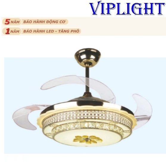 ĐÈN QUẠT TRẦN CÁNH GẬP (CÁNH XẾP) 8100