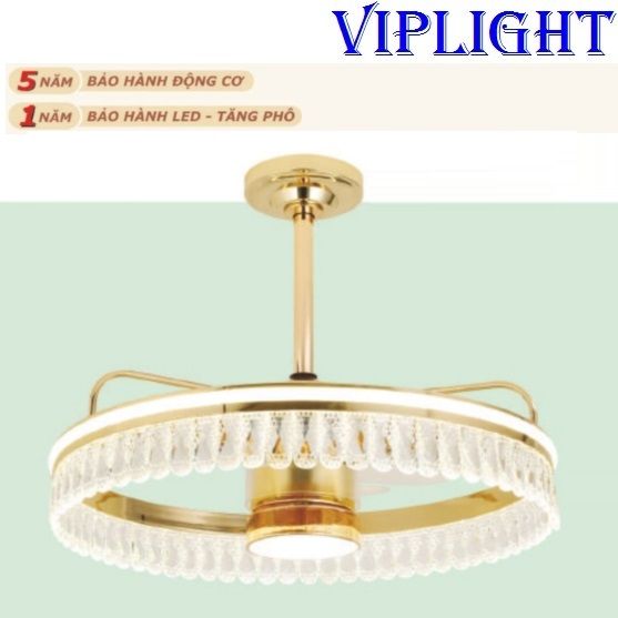 ĐÈN QUẠT TRẦN LED TRANG TRÍ 6162