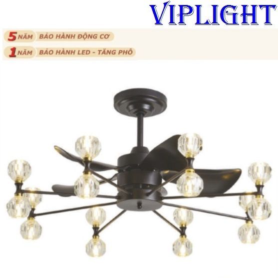 ĐÈN QUẠT TRẦN TRANG TRÍ 8023