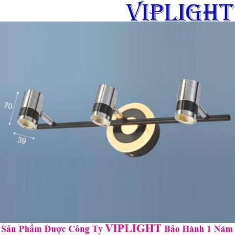  ĐÈN SOI TRANH 2903 _ 3 BÓNG ( LED RỌI TRANH - LED SOI GƯƠNG ) 