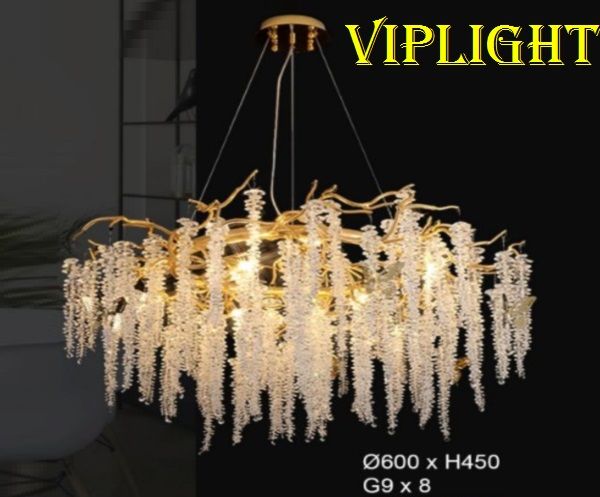 ĐÈN THẢ CHÙM TREO TRẦN TRANG TRÍ VL355TPL912 (PHI Ø600)